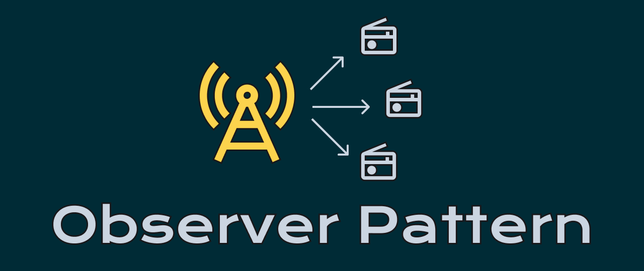 Observer pattern illustration