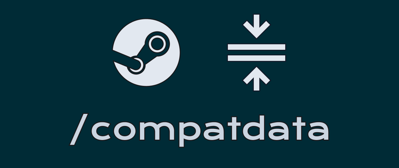 Steam logo showing a compress icon